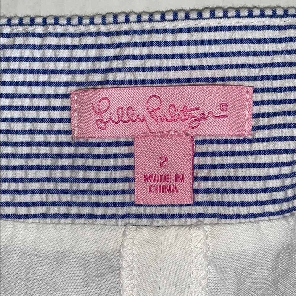 Lilly Pulitzer Cala Seer Sucker Skort - Picture 6 of 7